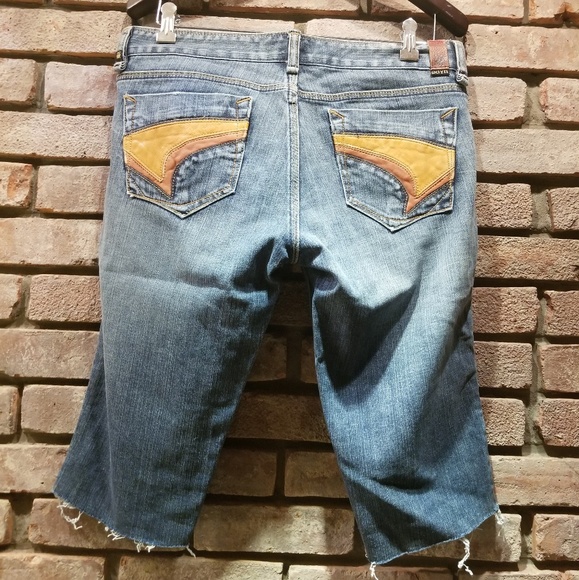 Odyn Jeans Odyn Cropped Jean Shorts Vintage Poshmark